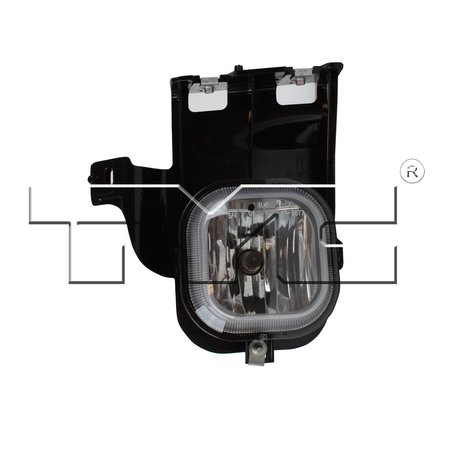TYC PRODUCTS Tyc Capa Certified Fog Light Assembly, 19-5875-00-9 19-5875-00-9